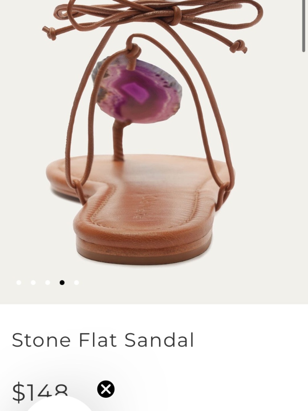Farm Rio Stone Flat Sandal - Picture 6 of 7